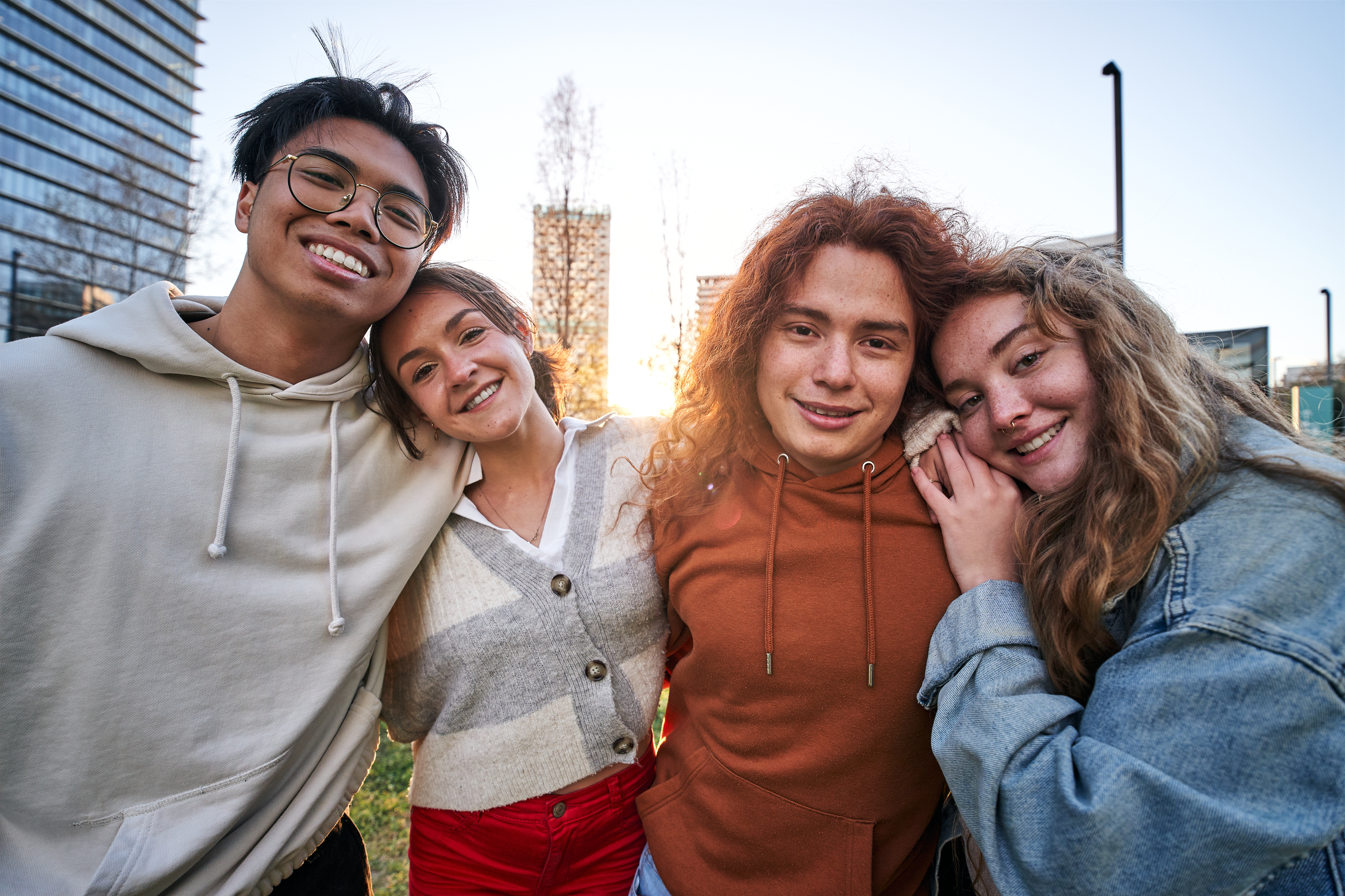 A group of young adults